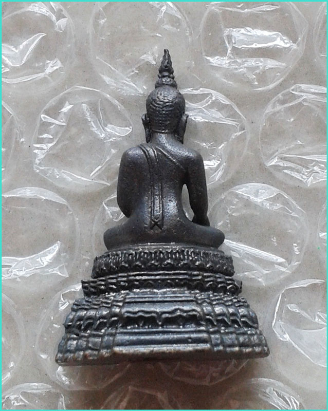 ..พระมงคลบพิตร อยุธยา พระรูปหล่อ พิมพ์ลอยองค์ฐานสูง เนื้อทองแดง อุดกริ่ง..