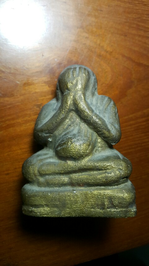 พระปิดตาบูชา 2.5 นิ้ว ผงรักปิดทองเก่า