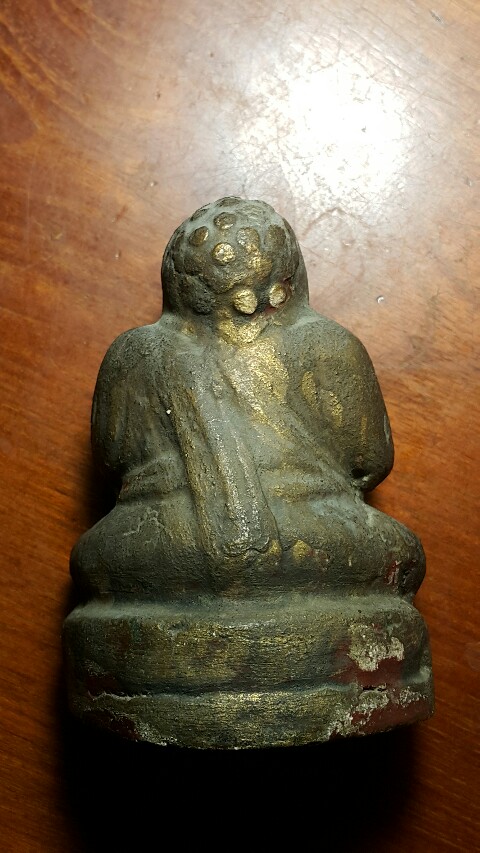 พระปิดตาบูชา 2.5 นิ้ว ผงรักปิดทองเก่า