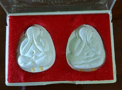 วัดใจ เคาะเดียวหลวงปู่โต๊ะ วัดประดู่ฉิมพลี จัมโบ้ 108ปี ตะกรุดทองคำคู่ ชุดกล่องเดิม 2 องค์สวยมาก#1