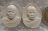 2องค์ พระผงเม็ดกระดุม หลวงปู่แผ้ว ออกวัดกำแพงแสน จ.นครปฐม ปี2545 ตามรูป