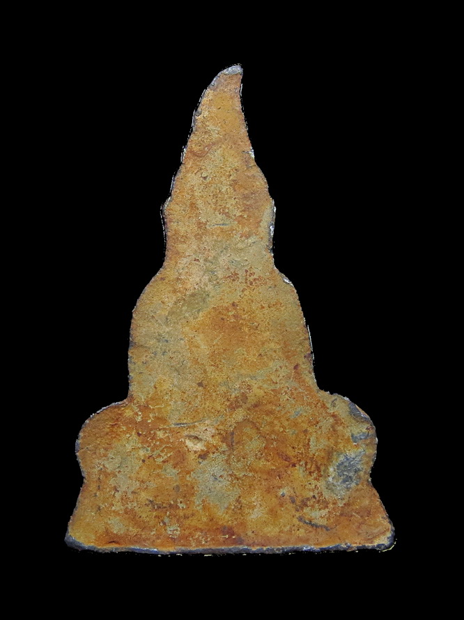 พระท่ากระดาน วัดต้นลำใย กาญจนบุรี (ตะกั่วนมเก่ากรุลั่นทม อ. ศรีสวัสดิ์) ปี 2536