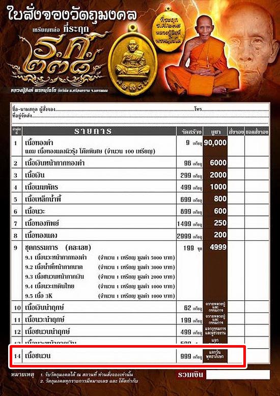 เหรียญหล่อที่ระฤก ร.ศ.238 หลวงปู่สิงห์ วัดวิชัย จ.นครพนม ปี62 เนื้อชนวน หมายเลข867 