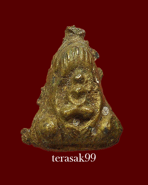 พระปิดตามหาอุตม์ หลวงพ่อเสียบ วัดบ้านเกาะ จ.นครราชสีมา เนื้อทองผสม สวยๆราคาเบาๆ