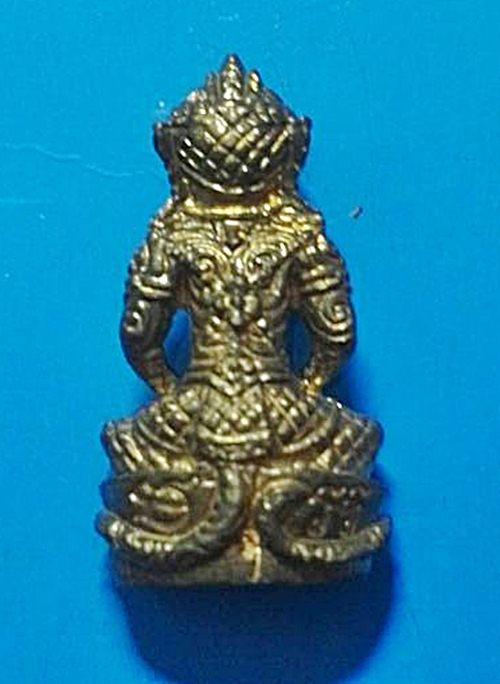 หนุมานเนื้อสำริดเหลือง(ทองเหลืองผิวกลับดำ) หมายเลข ๘๖๑ หลวงพ่อสมชาย วัดปริวาสราชสงคราม