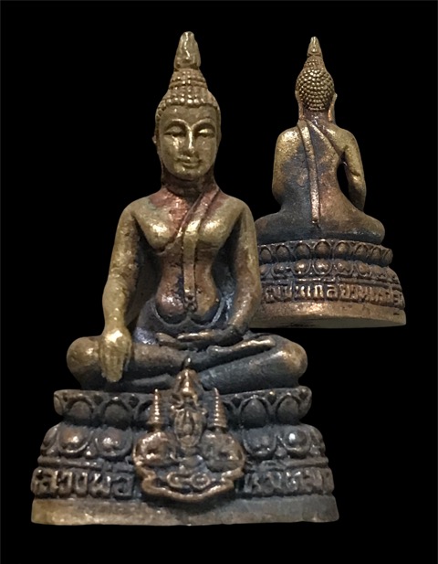 รูปหล่อพระพุทธหลวงพ่อนิมิตมงคล วัดใหม่ปิ่นเกลียว จังหวัดนครปฐม