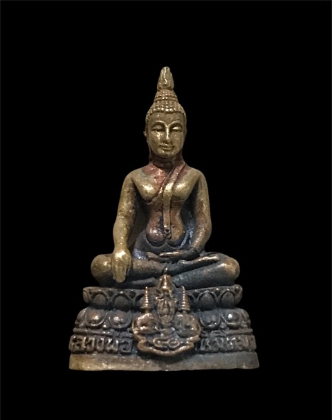 รูปหล่อพระพุทธหลวงพ่อนิมิตมงคล วัดใหม่ปิ่นเกลียว จังหวัดนครปฐม