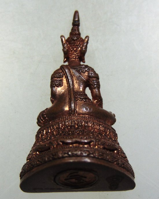 รูปหล่อกริ่งพระพุทธเมตตาเสนานาถ หลัง ภปร.กองทัพบกจัดสร้าง ปี 2556 พิธีใหญ่ เนื้อทองแดง