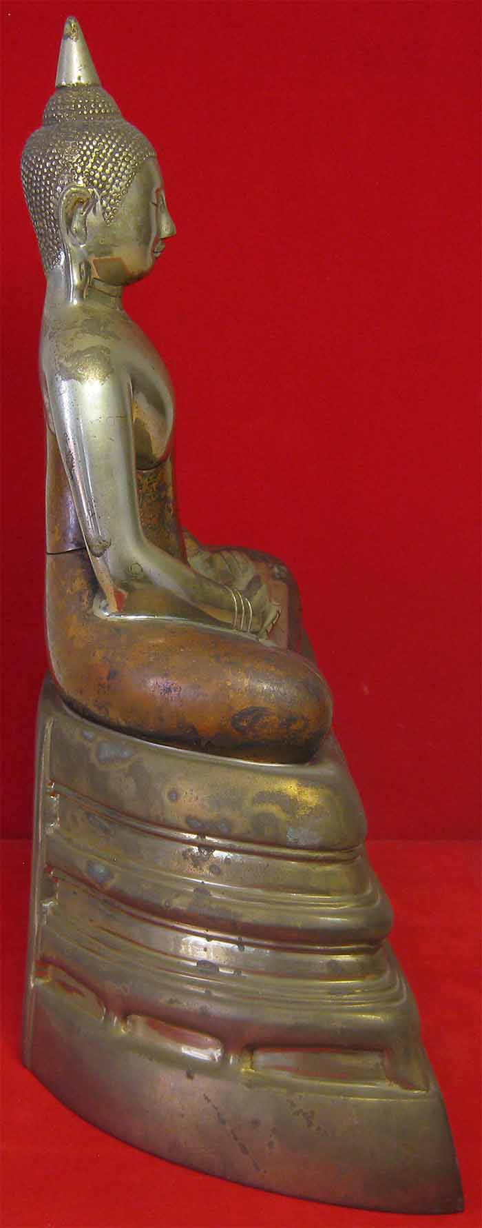 พระบูชาหลวงพ่อพระพุทธโสธรปี ๒๕๑๘ เนื้อสามกษัตริย์+บัตรรับรองพระแท้*ส213