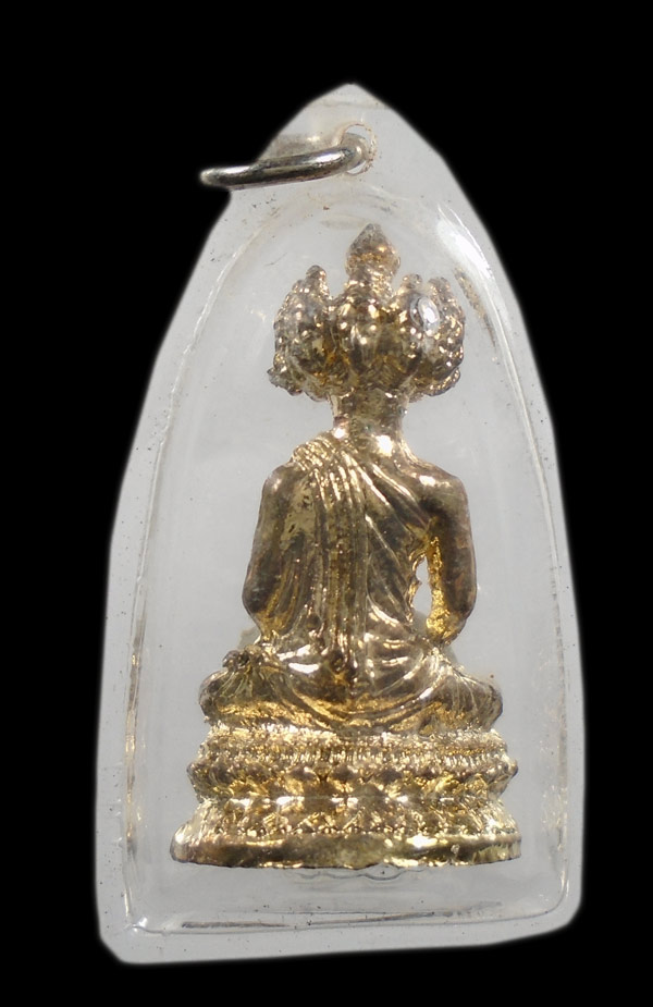 20บาท....รูปหล่อ พระเศรษฐีนวโกฏิ เนื้อโลหะกะไหล่ทองพร้อมเลี่ยม...672