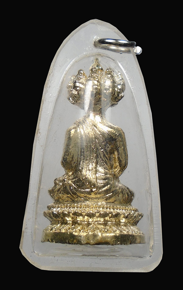20บาท....รูปหล่อ พระเศรษฐีนวโกฏิ เนื้อโลหะกะไหล่ทองพร้อมเลี่ยม...674