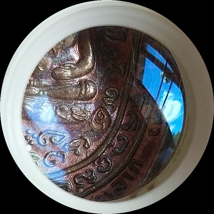 เหรียญเต่ามหาลาภ เนื้อทองแดง หลวงปู่หลิว เคาะเดียว