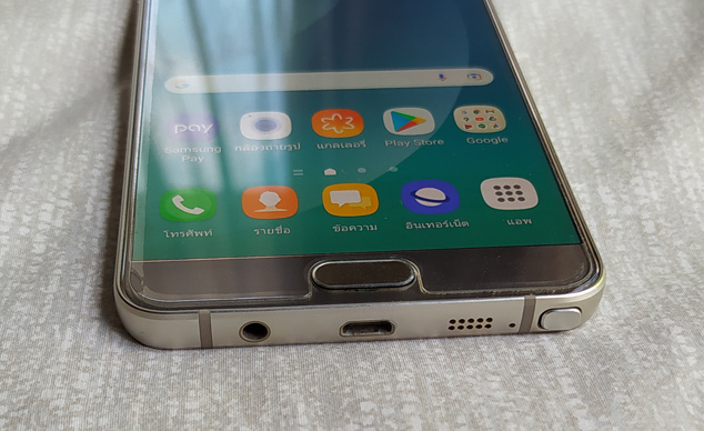 Samsung NOTE5 สีทอง ของแท้ มีปากกา + แถมเคสและสายชาร์จ เครื่องศูนย์ไทย