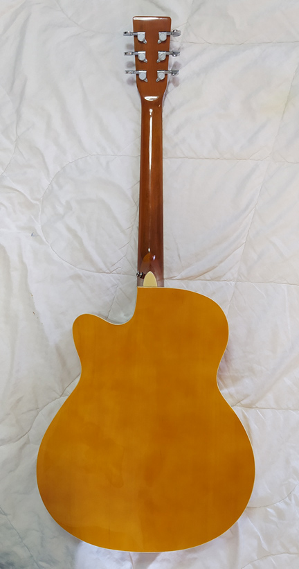 กีตาร์ Martinlee ML-408 เสียงดี กังวาล เบสพุ่ง สบายนิ้ว ถูกคุ้มเกินราคา ของใหม่ ทรง OM with Cut away
