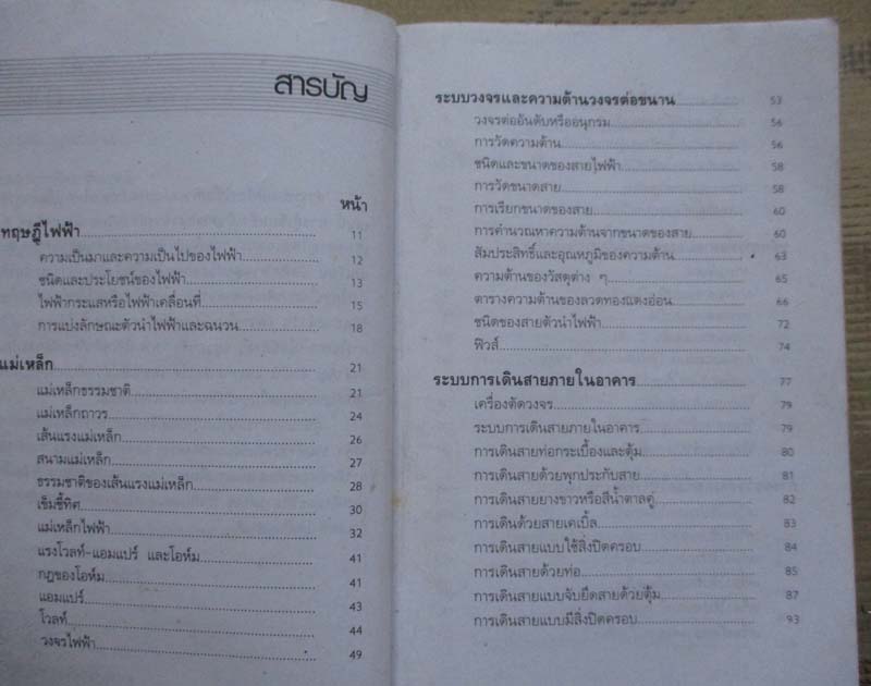 หนังสือ ซ่อมเครื่องใช้ไฟฟ้าและเดินสายไฟทั่วไป