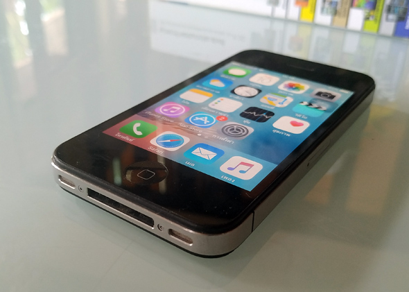 iPhone4s 32GB สีดำ สภาพนางฟ้า ศูนย์ไทย โมเดลTH ไม่ติดล็อด รีเซ็ทได้