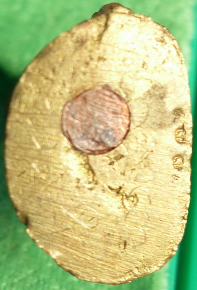 @หายาก@ กริ่งร่วมสร้างบารมี(หลวงพ่อคูณ หลวงพ่อจ้อย) พร้อมจารหลวงพ่อ ตอกโค๊ด 577