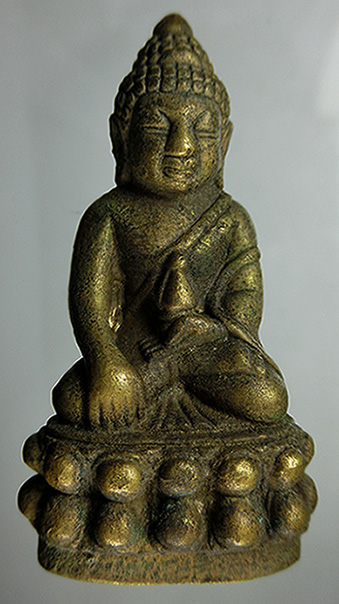 พระกริ่ง เนื้อทองเหลืองเก่า ก้นอุดยันต์นะ
