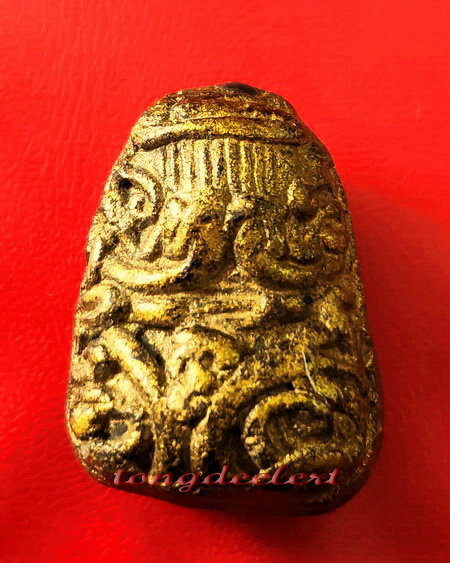 พระปิดตาทาบรอนซ์ทอง หลวงพ่อนารถ วัดศรีโลหะราษฏร์บำรุง หายาก สวยมากค่ะ