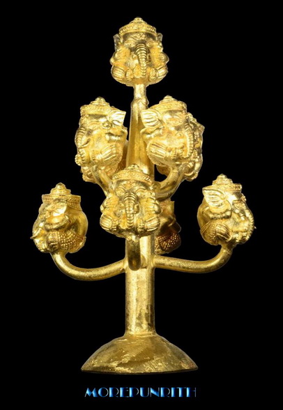 พระพิฆเณศวร์ "เทพเจ้าแห่งความสำเร็จ และขจัดปัญหาอุปสรรคทั้งหลายทั้งปวง" วัดบางพระ จ.นครปฐม พ.ศ.๒๕๕๗