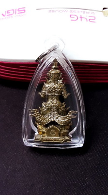 ท้าวเวสสุวรรณ หลวงพ่ออิฏฐ์ วัดจุฬามณี รุ่น"เศรษฐีเขลางค์นครสมปราถนาบรมสุข" เนื้อทองมหาชนวน