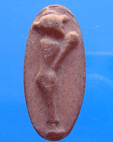 พระยืนวันทาเสมา หลังลายเซ็น สมเด็จพระญาณสังวร วัดบวรฯ 