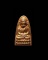 หลวงปู่ทวด รุ่นเสาร์ ๕ มหาสิทธิโชค หลวงปู่เขียว พิมพ์หลังหนังสือเล็ก เนื้อทองแดงกะไหล่ทอง เลข ๒๐๘๔