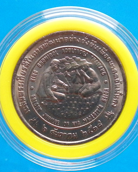 เหรียญ 20บาท เฉลิมพระเกียรติในการพัฒนาอย่างยั่งยืน เพื่ออนาคตอันมั่นคง ปี 2538