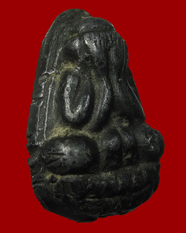 พระปิดตาหลังยันต์ หลวงพ่ออยู่ วัดบางหัวเสือ จ.สมุทรปราการ เนื้อเมฆพัตร