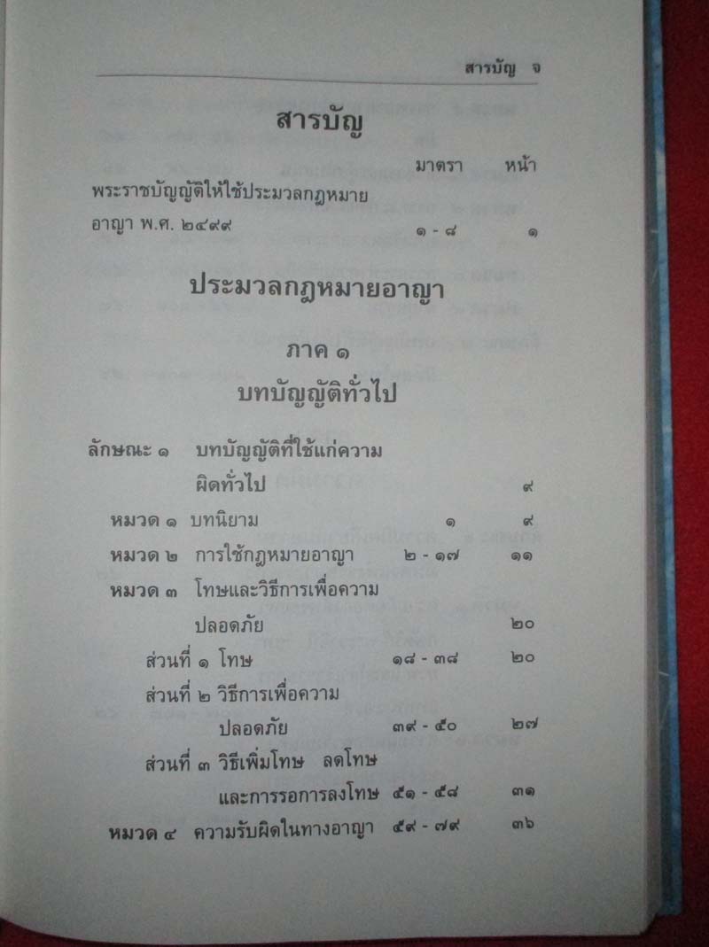 หนังสือ ประมวลกฎหมายอาญา (ปกแข็ง)