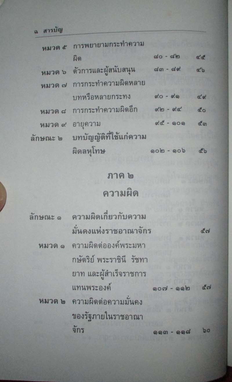 หนังสือ ประมวลกฎหมายอาญา (ปกแข็ง)
