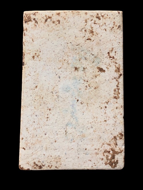 พระสมเด็จเนื้อผง 108 ปี วัดระฆัง พระองค์นี้เก่าเก็บ เห็นตรายางสีน้ำเงินลางๆ