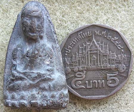 *หลวงปู่ทวด พิมพ์ใหญ่ ซุ้มมน เนื้อเทาลังเม้ง วัดประสาทบุญญาวาส ปี๒๕๐๖*