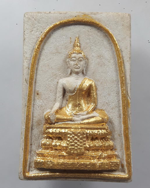 " พระผง พระสุโขทัยธรรมราชา วัดราษฎร์สามัคคี จ.นครปฐม ปิดทองเดิมๆสวยๆครับ "