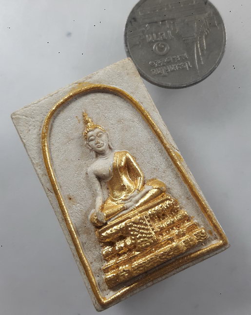 " พระผง พระสุโขทัยธรรมราชา วัดราษฎร์สามัคคี จ.นครปฐม ปิดทองเดิมๆสวยๆครับ "