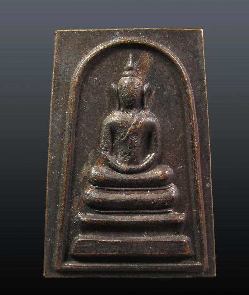 พระสมเด็จ ครูบาสร้อย ขันติสาโร วัดมงคลคีรีเขตร์ จ.ตาก รุ่นขสร. ปี2534