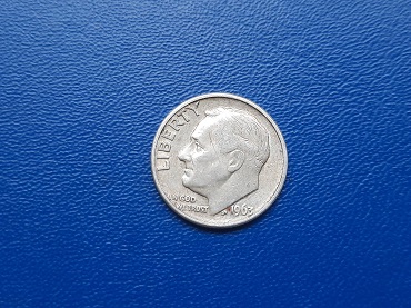 เหรียญ One Dime USA เนื้อเงิน ปี 1963 น้ำหนัก 2.6 กรัม (เงิน 90%) #1