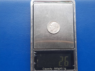 เหรียญ One Dime USA เนื้อเงิน ปี 1963 น้ำหนัก 2.6 กรัม (เงิน 90%) #1