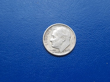 เหรียญ One Dime USA เนื้อเงิน ปี 1963 น้ำหนัก 2.6 กรัม (เงิน 90%) #2