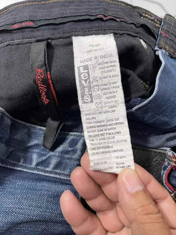 LEVI'S RedLoop Made in India เอว 32 ยาว42