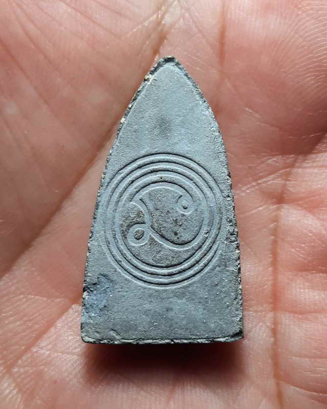 พระพิมพ์ หลวงปู่ทวด หลวงปู่ดู่ วัดสะแก จ.อยุธยา ปี๒๕๑๐ หลังยันต์