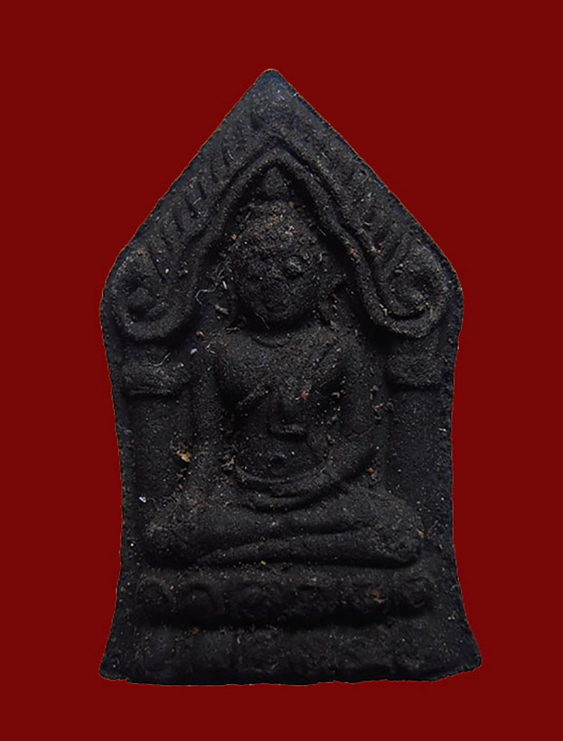 ***สุดยอดเมตตามหานิยม*** พระขุนแผนทรงพลเล็ก ด้านหลังฝังตะกรุดเงิน 1 ดอก เนื้อผงยาจินดามณี หลวงปู่หมุ