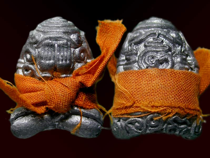 พระปิดตาอุตโม เจริญลาภ 888 รุ่นแรก หลวงพ่อหลาย วัดนาจอมเทียน จ.ชลบุรี ปี ๕๙ เนื้อตะกั่ว แจกกรรมการ..