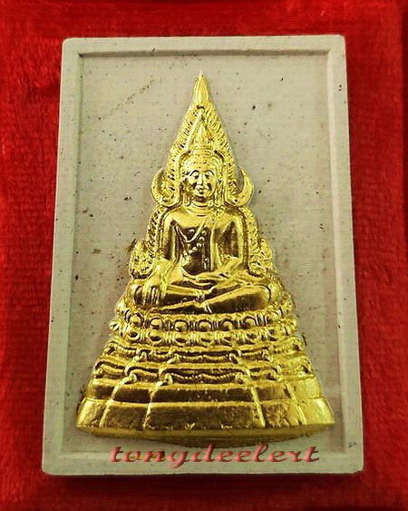 พระพุทธชินราช ญสส. สมเด็จพระญาณสังวร วัดบวร เนื้อผงปิดทอง ปี 2536 สวยมากค่ะ