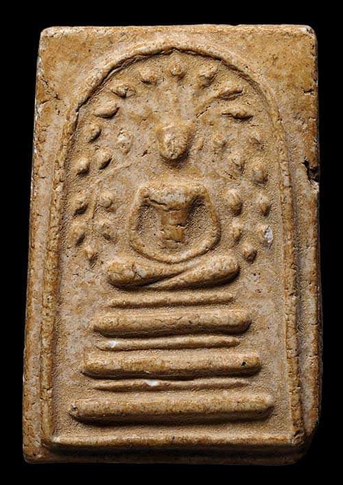 ถูกสุด สะดุดใจ...พระสมเด็จปรกโพธิ์หลวงปู่นาค วัดระฆังฯ หทม. ปี 2485 เนื้อผง สวยเดิม นิยม