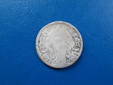 เหรียญ สองสลึง ร.6 ปี 2458 เนื้อเงิน เดิมๆ