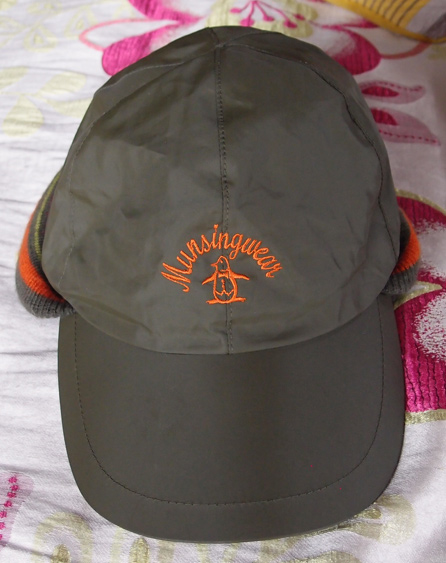 หมวก Munsingwear เพนกวิน ของแท้จากญี่ปุ่น มีที่ปิดด้านหลังบังแดด คอไม่ดำ