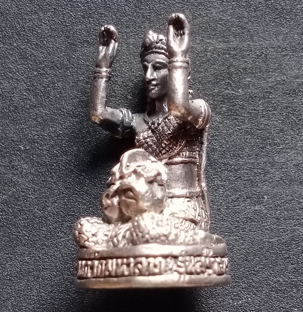 นางกวัก วัดนก เนื้อเงิน เคาะเดียว