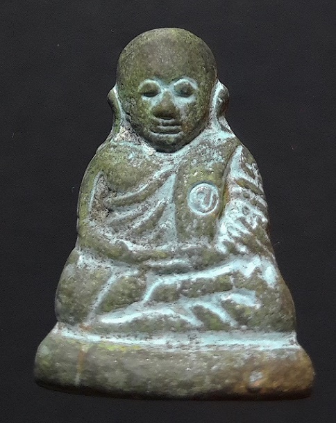 รูปหล่อ หลวงพ่อเงิน วัดบางคลาน รุ่นปลอดภัย หลวงพ่อเปรื่องสร้าง ปี 2528