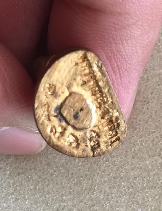 รูปหล่อเนื้อทองทิพย์ หลวงพ่อเงิน รุ่นสร้างพุทธอุทยาน จ.พิจิตร ปี 2553